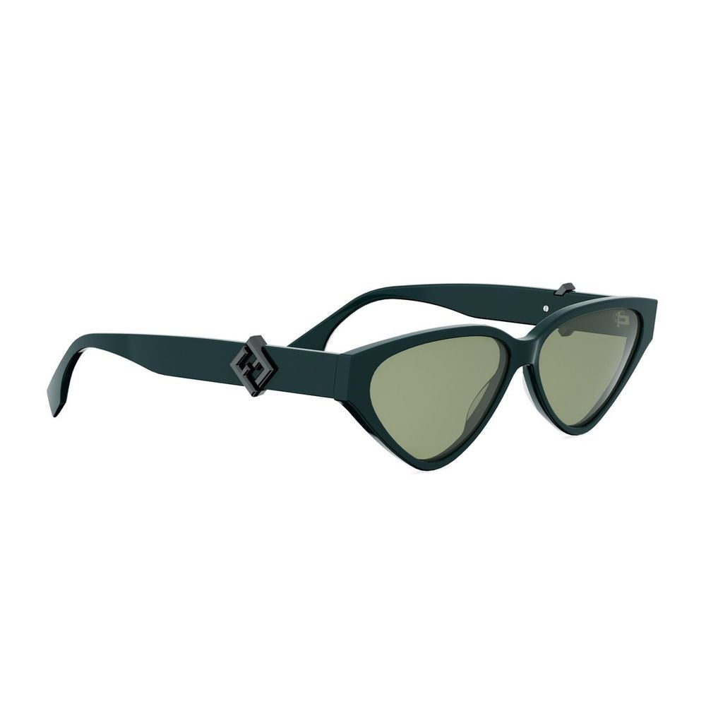 Fendi Ff Diamonds Triangular Cat-Eye Acetate Sunglasses