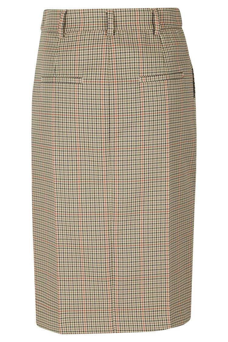 Tela Multicolored Houndstooth A-Line Skirt
