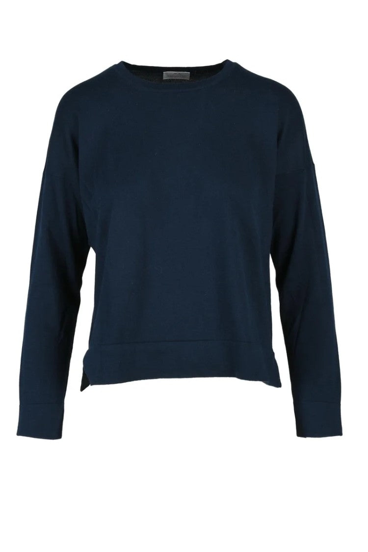Ambrosio Blue Crew Neck Sweater