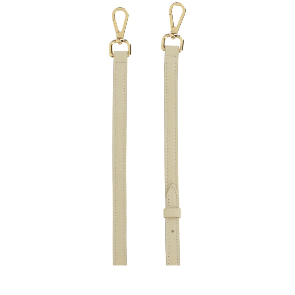 Jacquemus Ivory Leather Bag With Silver Logo