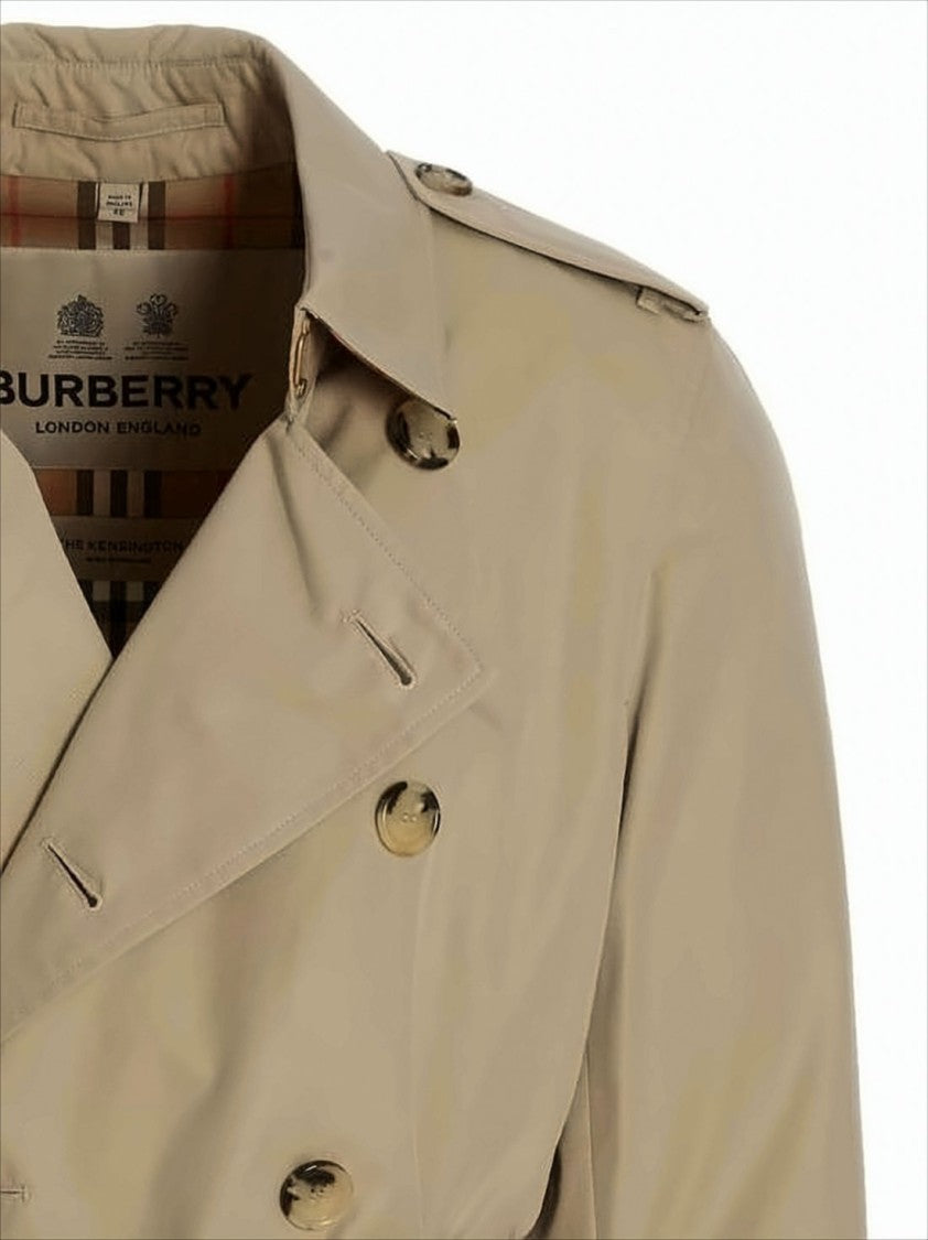 Burberry Classic Double-Breasted Trench Coat With Signature Check Interior
