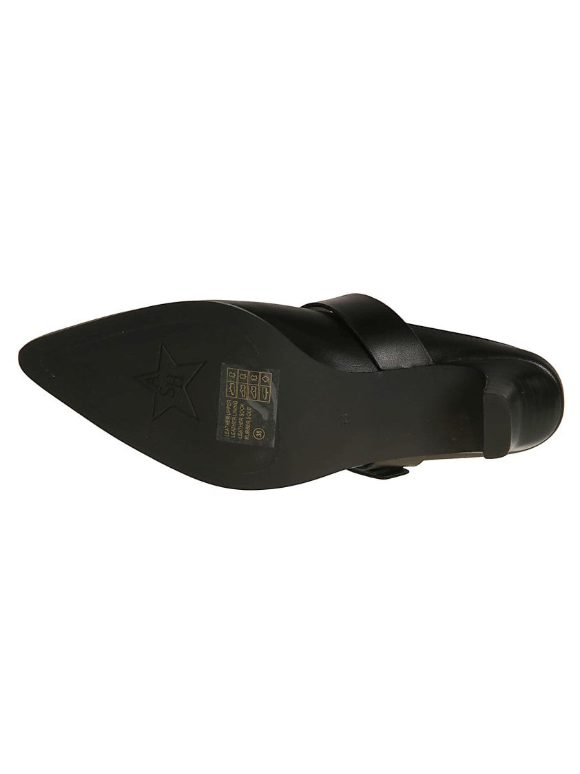 Ash Tessa Pointed Toe Leather Mules