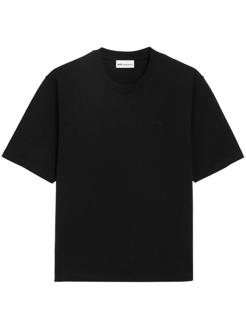 Ami Paris Quota Ami De Coeur Embossed Cotton T-Shirt