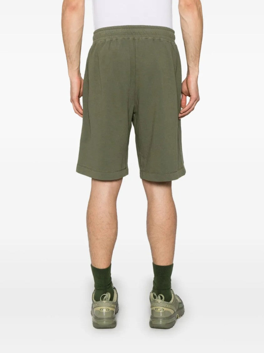 C.P. Company Lens-Detail Fleece Cargo Shorts