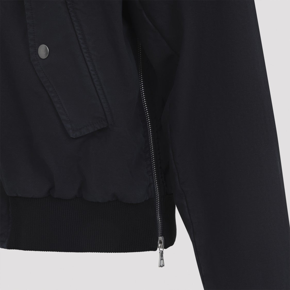 Dries Van Noten Navy Blue Cotton Velmonte Jacket