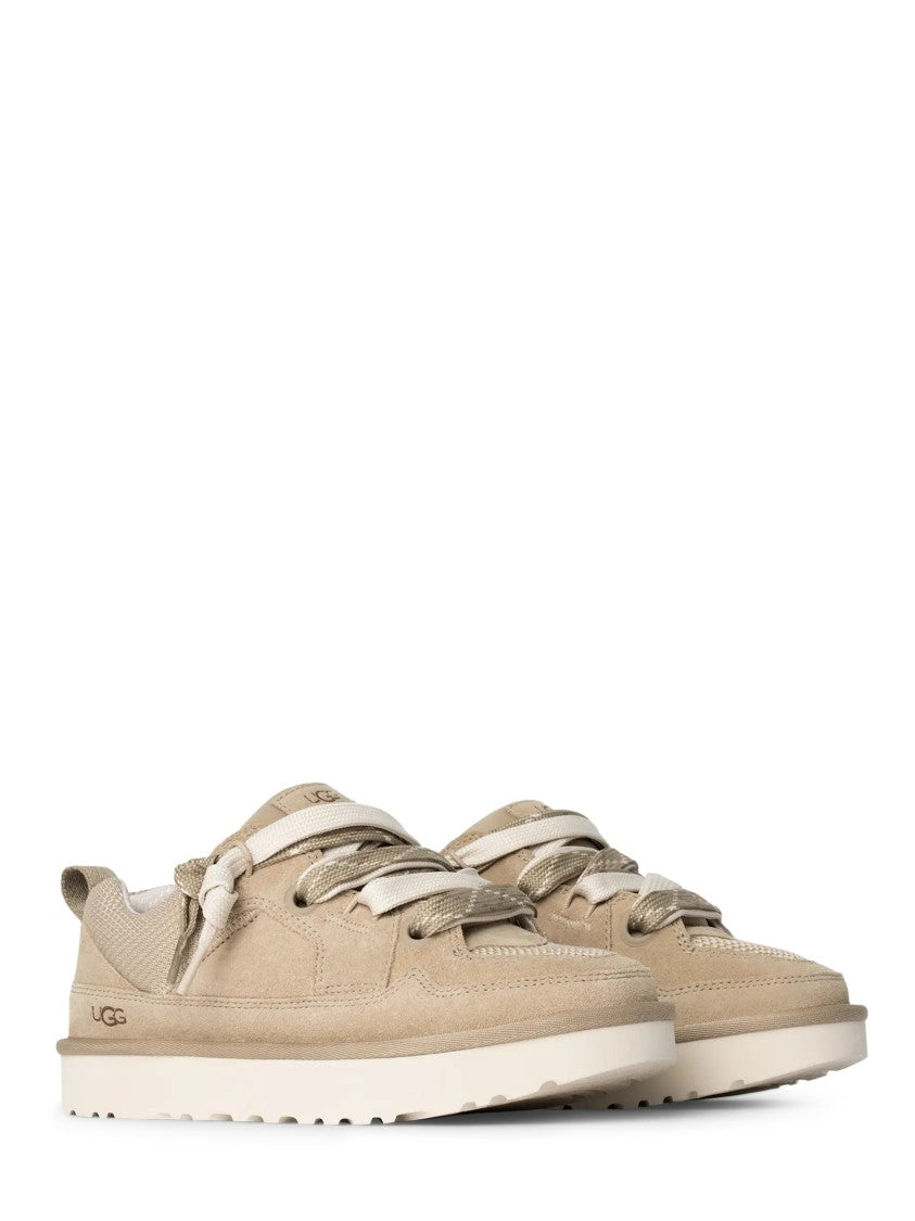 Ugg Low-Top Sneakers With Textured Mesh Collar
