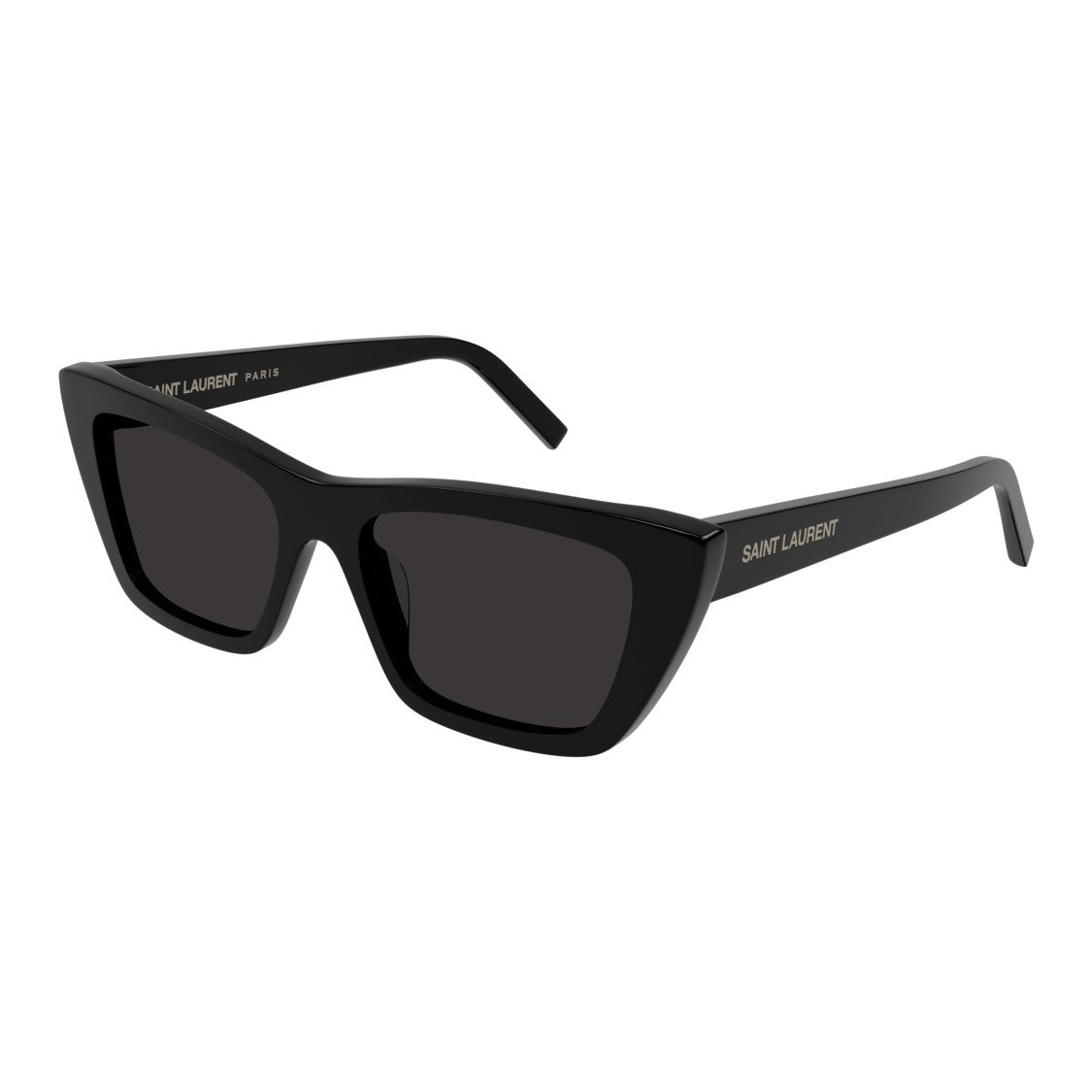 Saint Laurent Angular Cat-Eye Sunglasses In Recycled Acetate