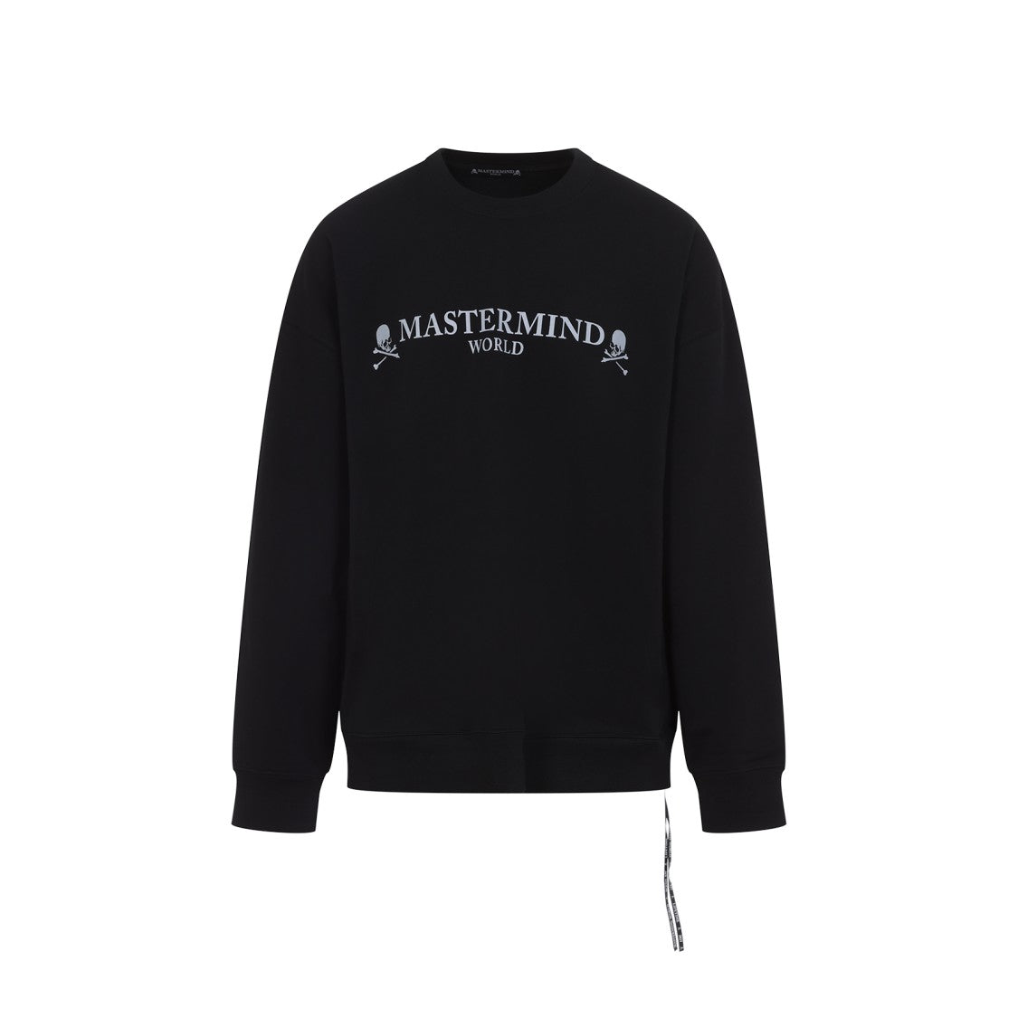 Mastermind Relaxed Fit Black Cotton Sweatshirt