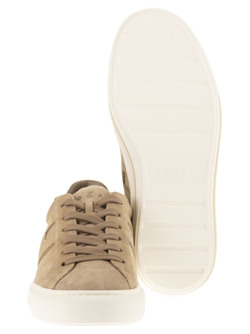 Hogan Suede Rebel Trainers With Memory Foam Insole