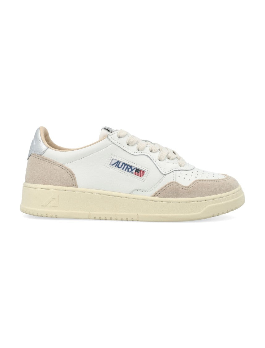 Autry Medalist Retro Leather Suede Sneakers