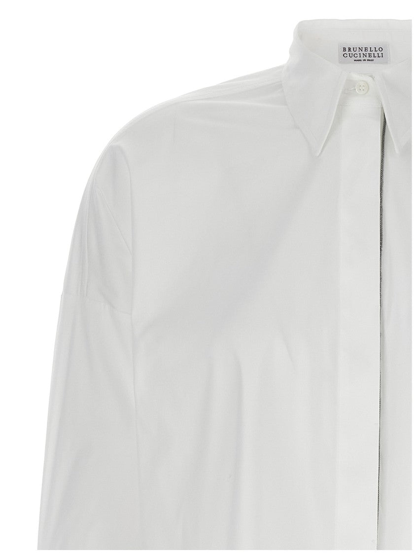 Brunello Cucinelli Shiny Trim' Shirt