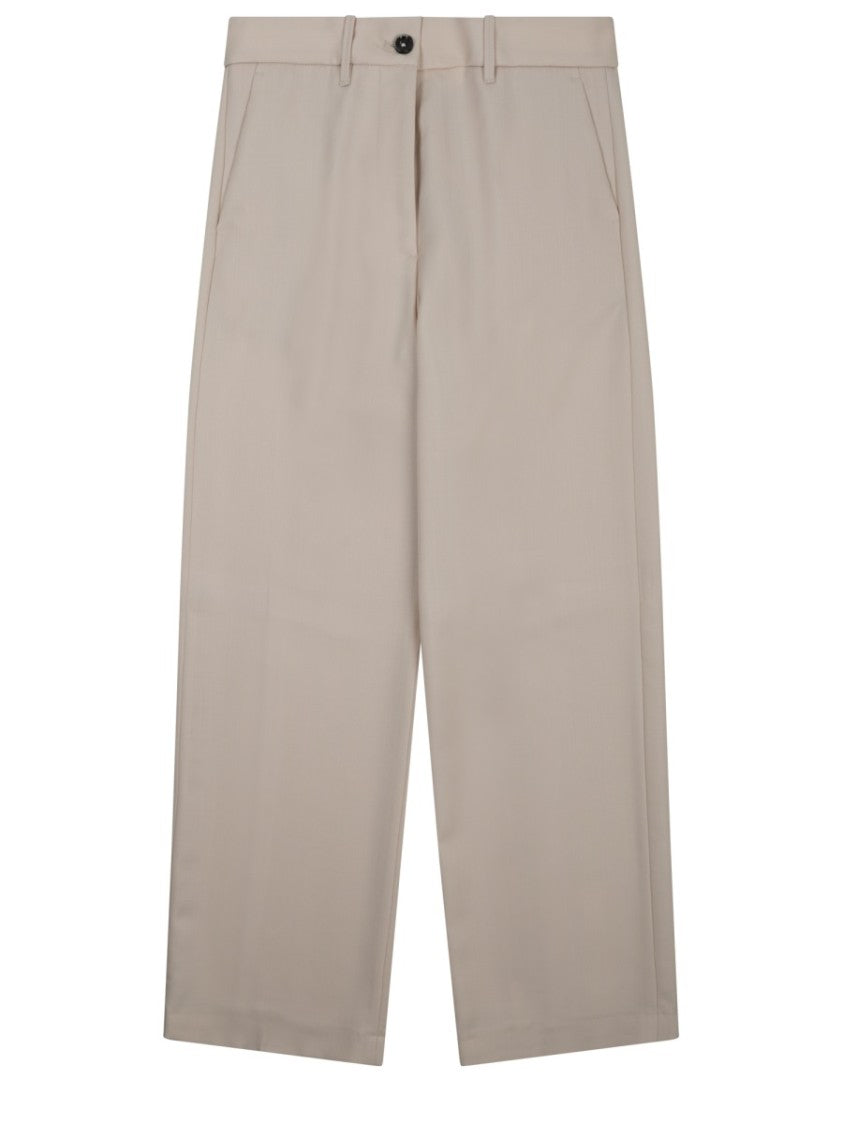Nine In The Morning Fiamma Mid Rise Straight Leg Trousers