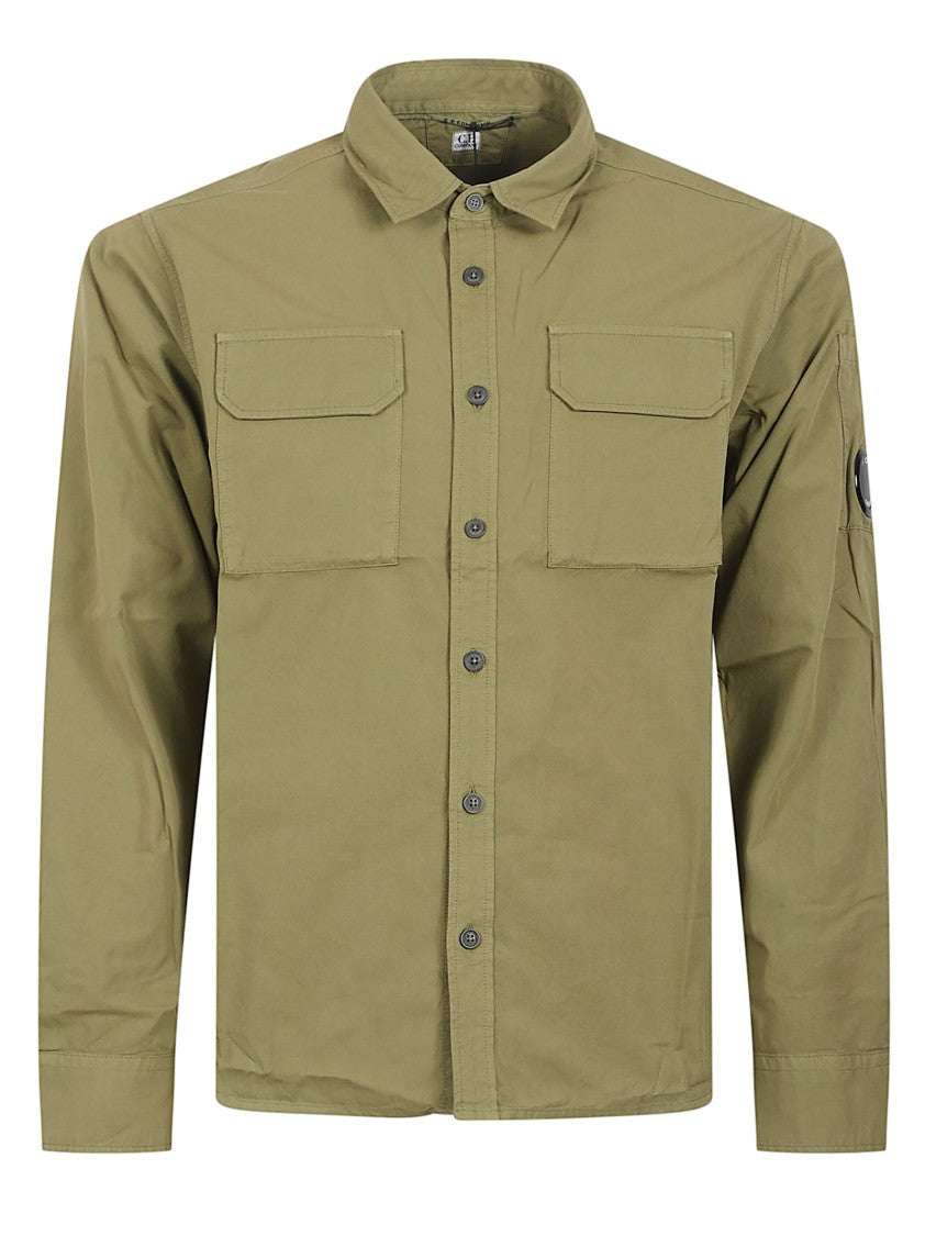 C.P. Company Structured Utility Shirt With Classic Collar