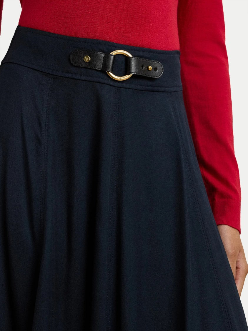 Lauren Ralph Lauren Flared Midi Skirt With High Waistband