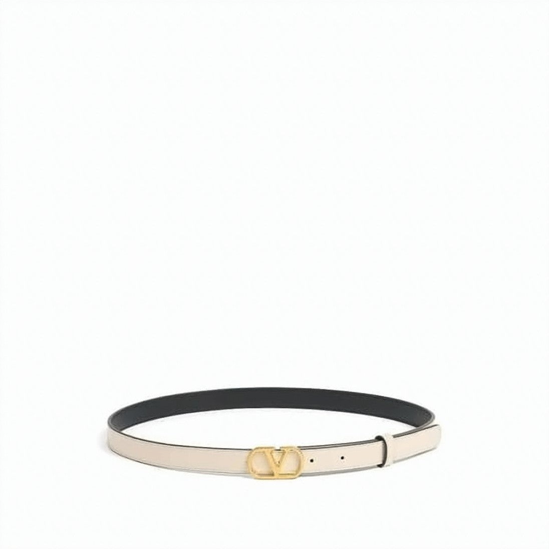 Valentino Garavani Slim Calf Leather Belt