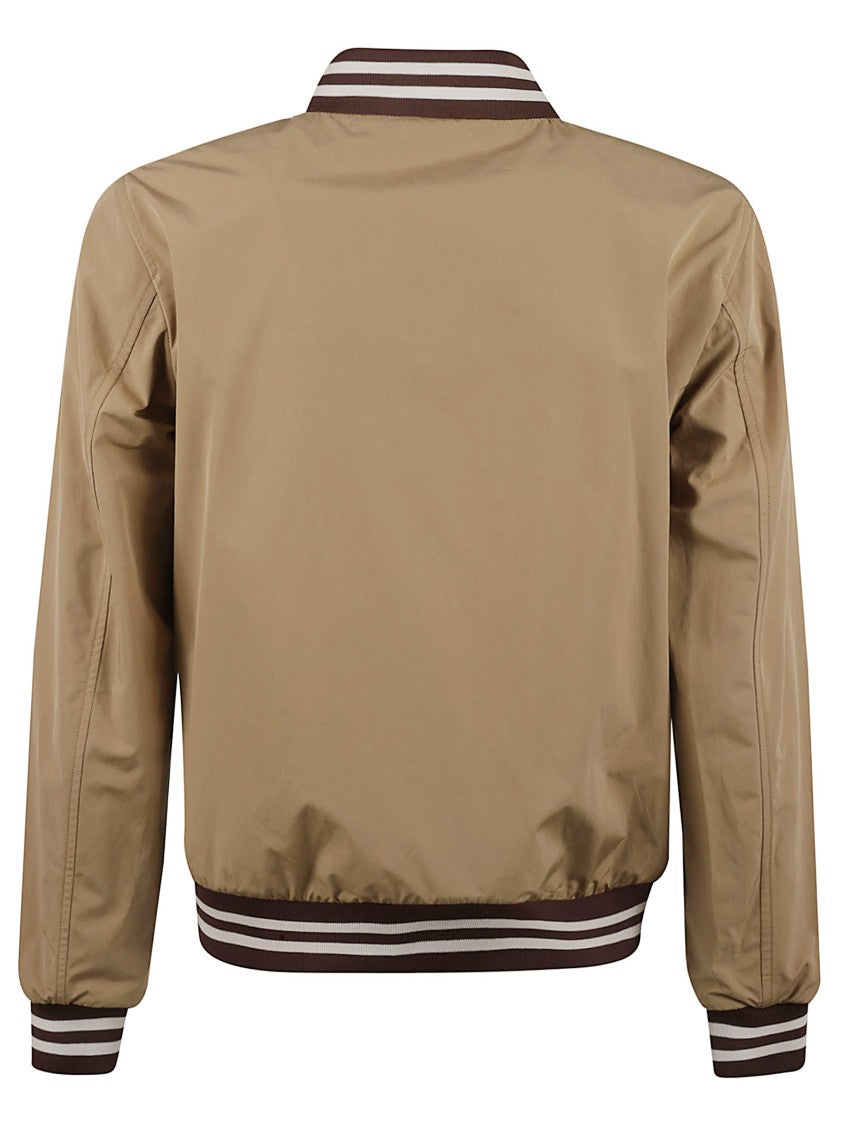 Ballantyne Bomber Jacket With Contrasting Stripes
