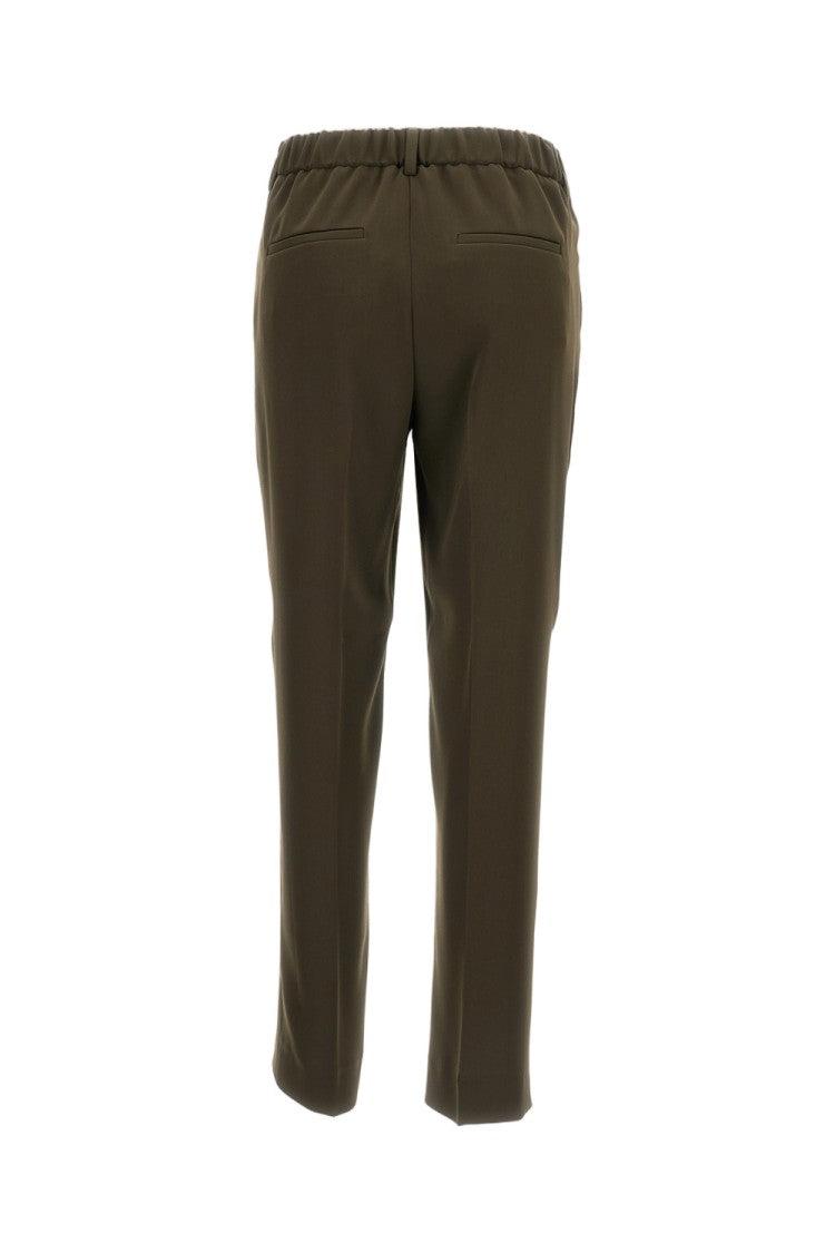 Alberto Biani Green Straight-Leg Trousers