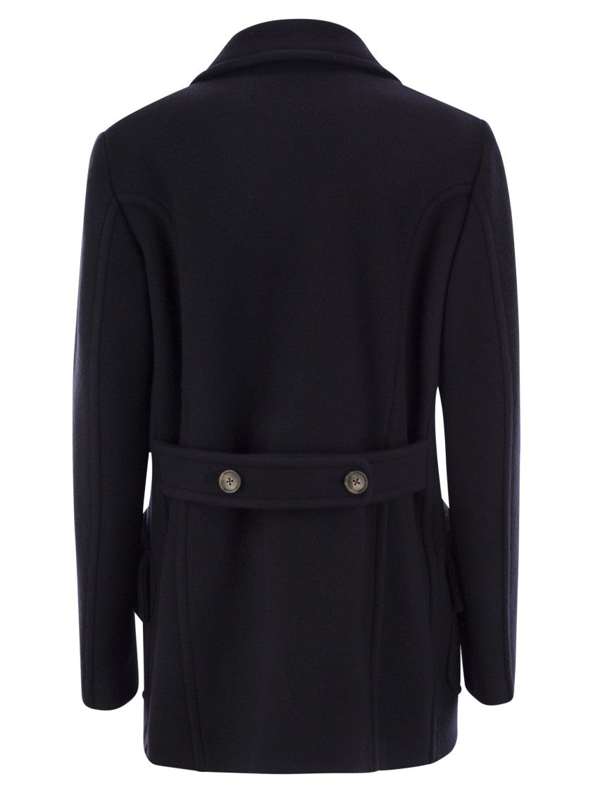 Fay Wool And Cashmere Peacoat