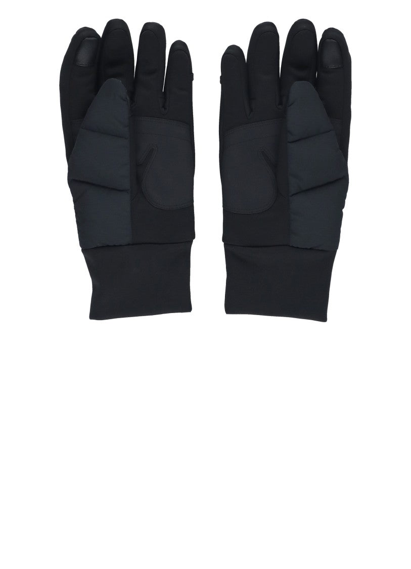 Canada Goose Padded Quilted Black Gloves With Reinforced Grip