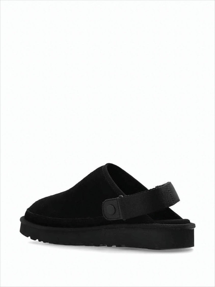 Ugg Closed-Toe Suede Sandals