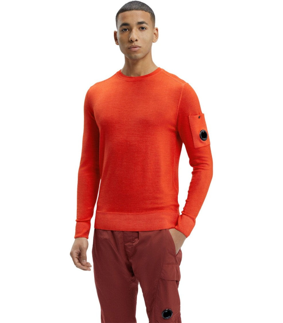 C.P. Company Orange Crewneck Sweater