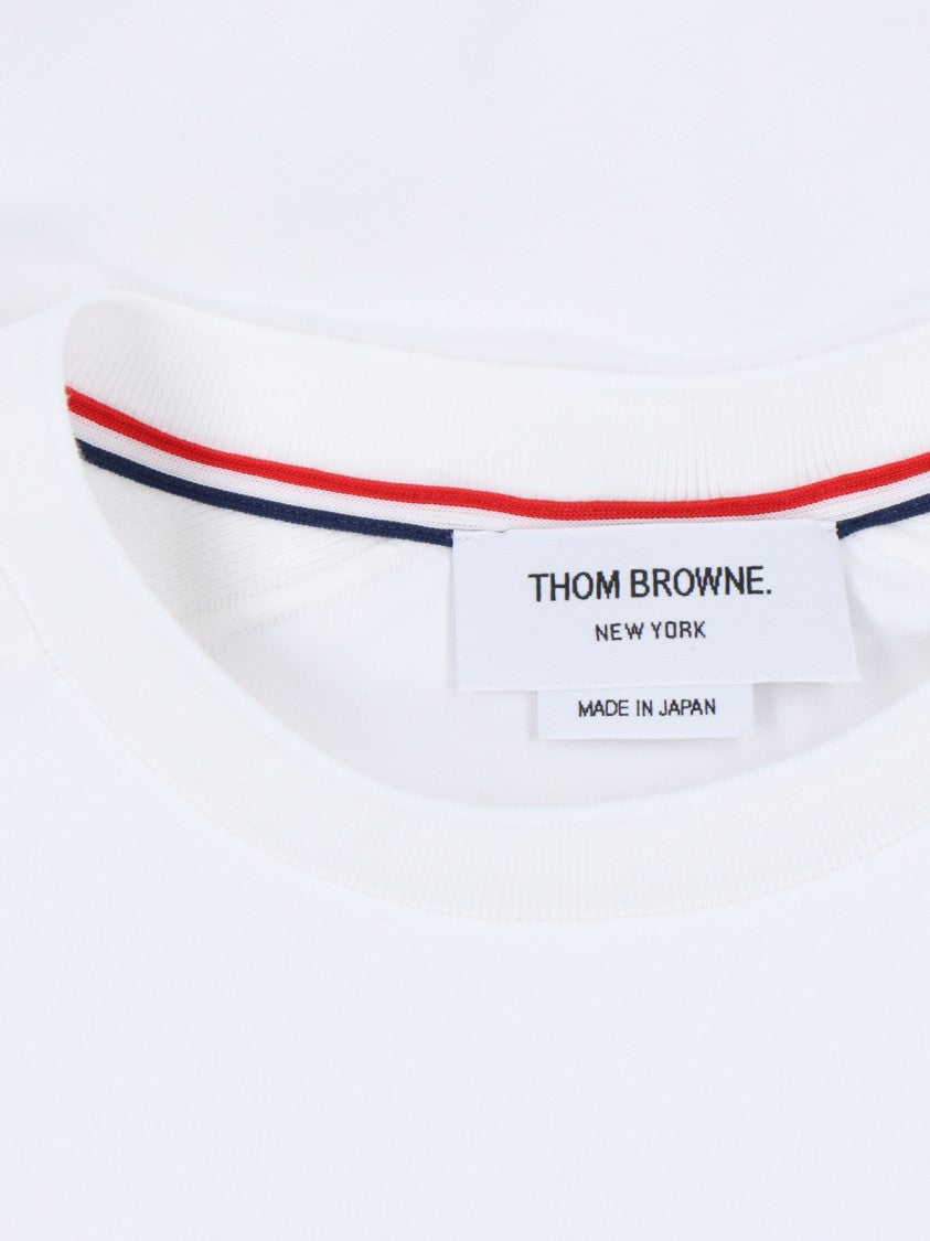 Thom Browne "4-Bar" T-Shirt – White