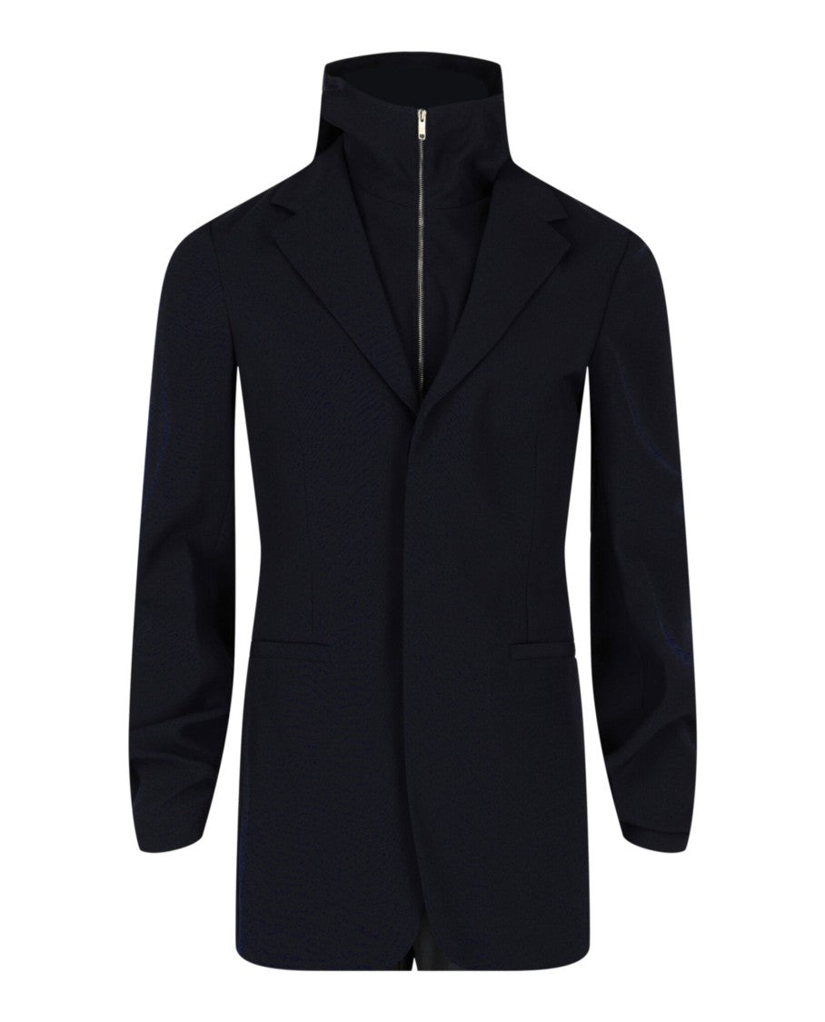 Givenchy Single-Breasted Layered Hooded Vest Set