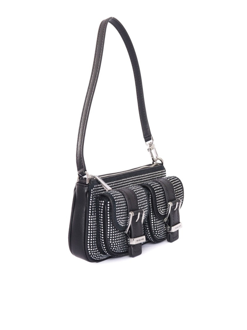 Michael Kors Compact Rectangular Cow Leather Pouchette