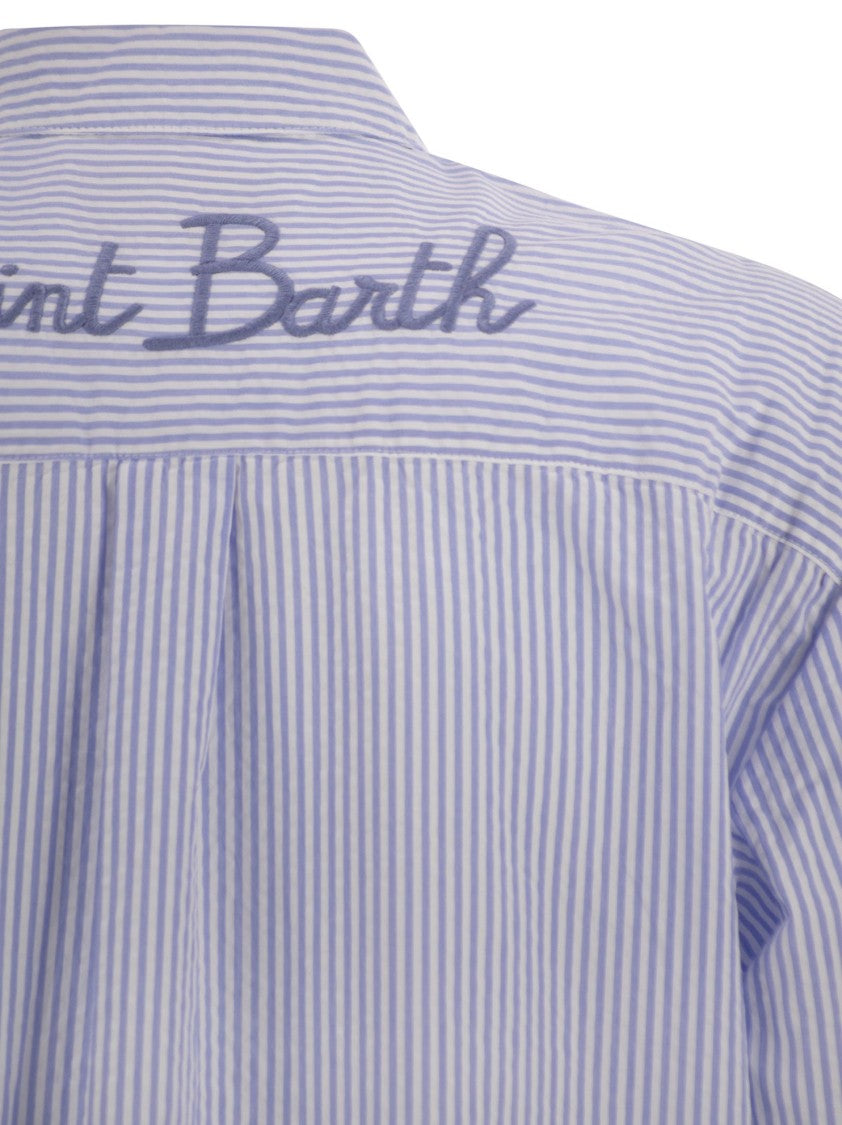 Mc2 Saint Barth Brigitte - Shirt With Striped Pattern
