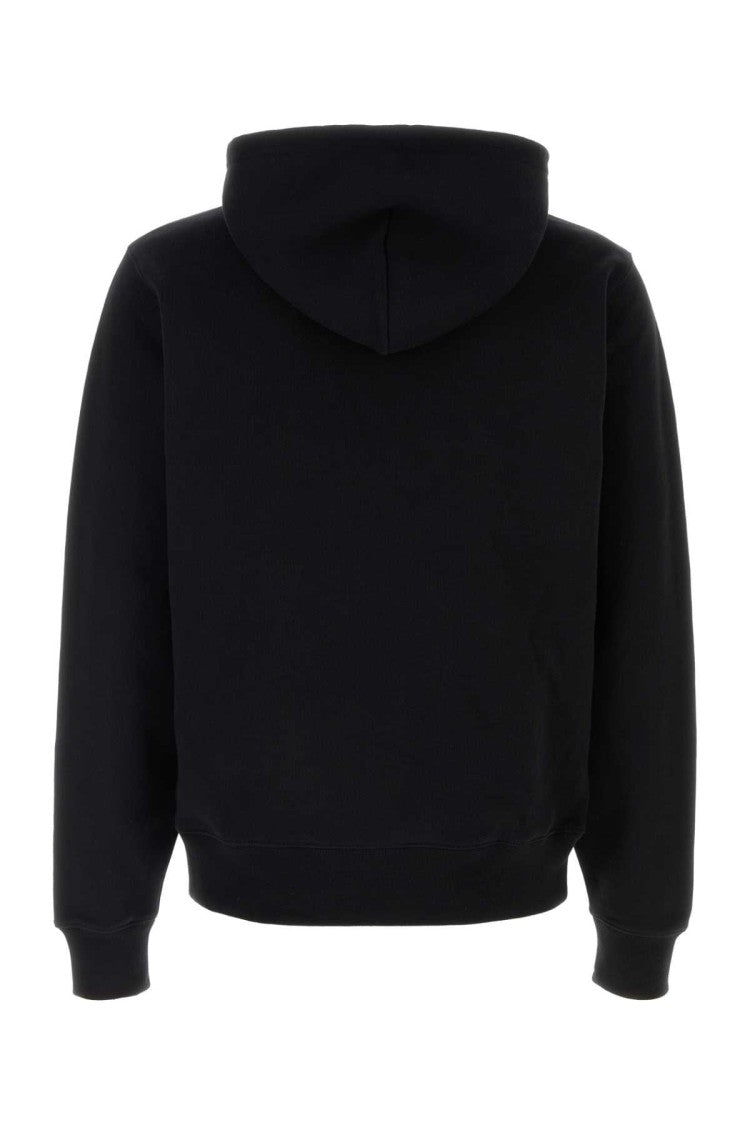 Burberry Relaxed Fit Black Cotton Sweatshirt
