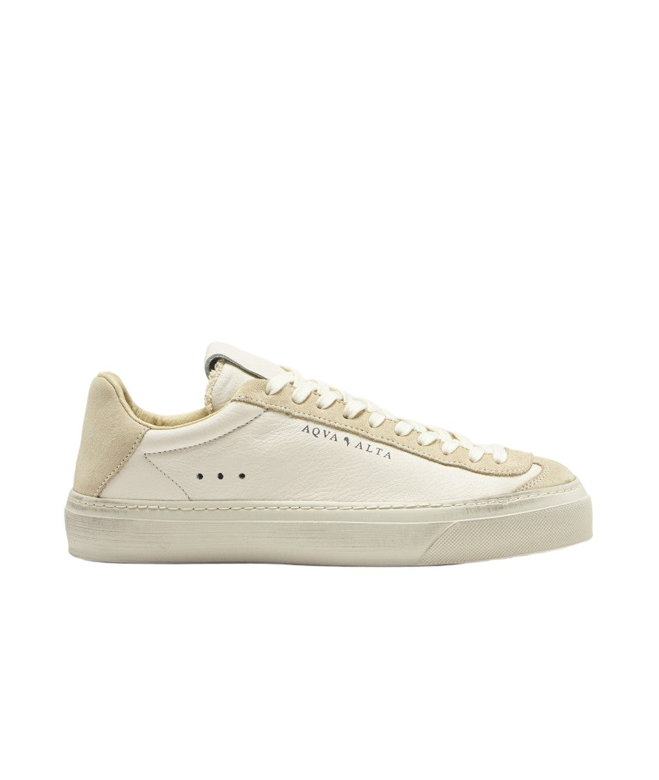 Aqua Alta Venice Masegno White Stone Sneakers
