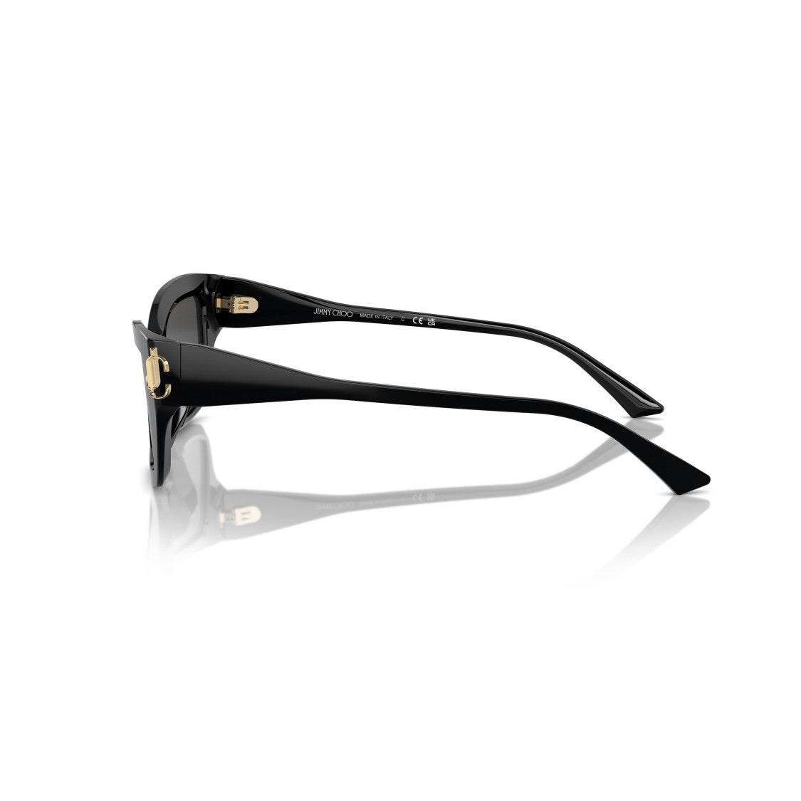 Jimmy Choo 0Jc5011u Rectangular Black Acetate Sunglasses