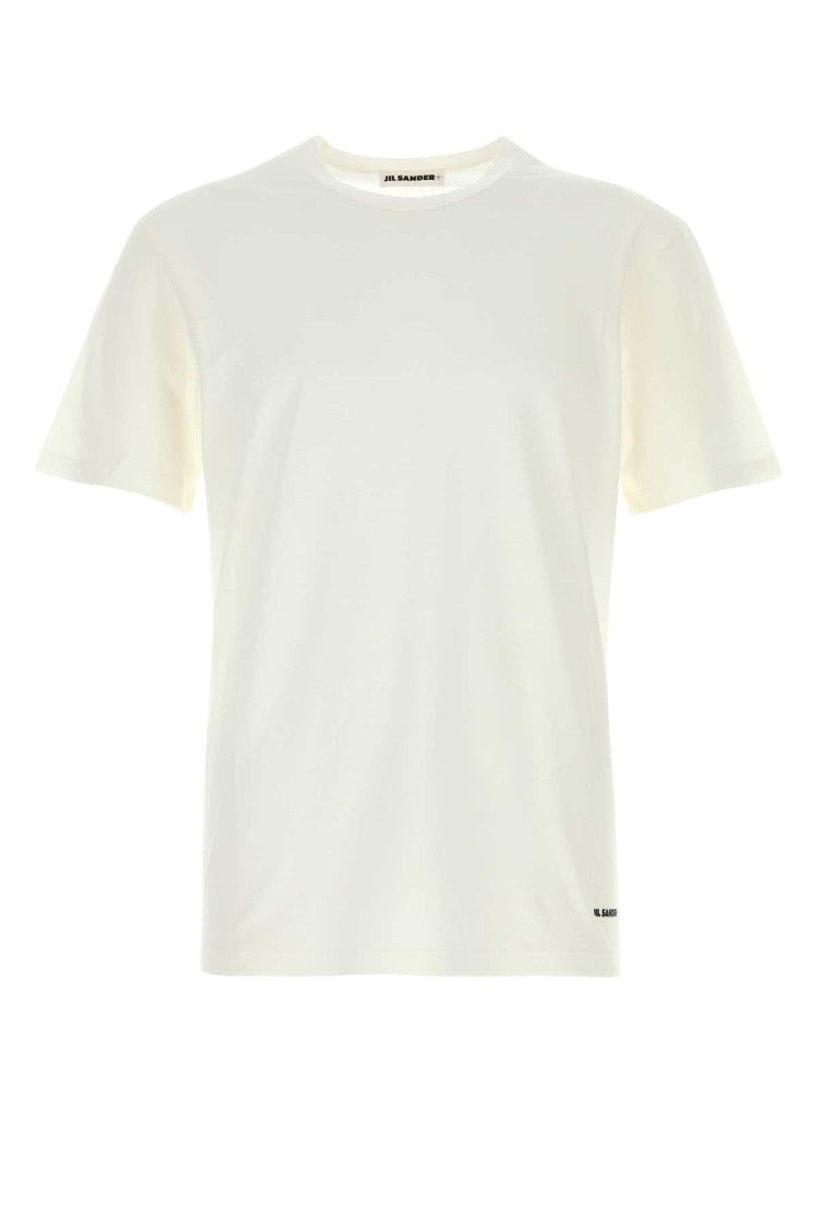 Jil Sander White Cotton T-Shirt