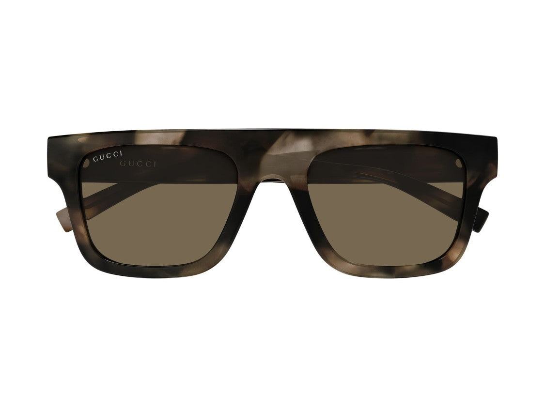Gucci Tortoiseshell Gg2235s Oversized Square Sunglasses
