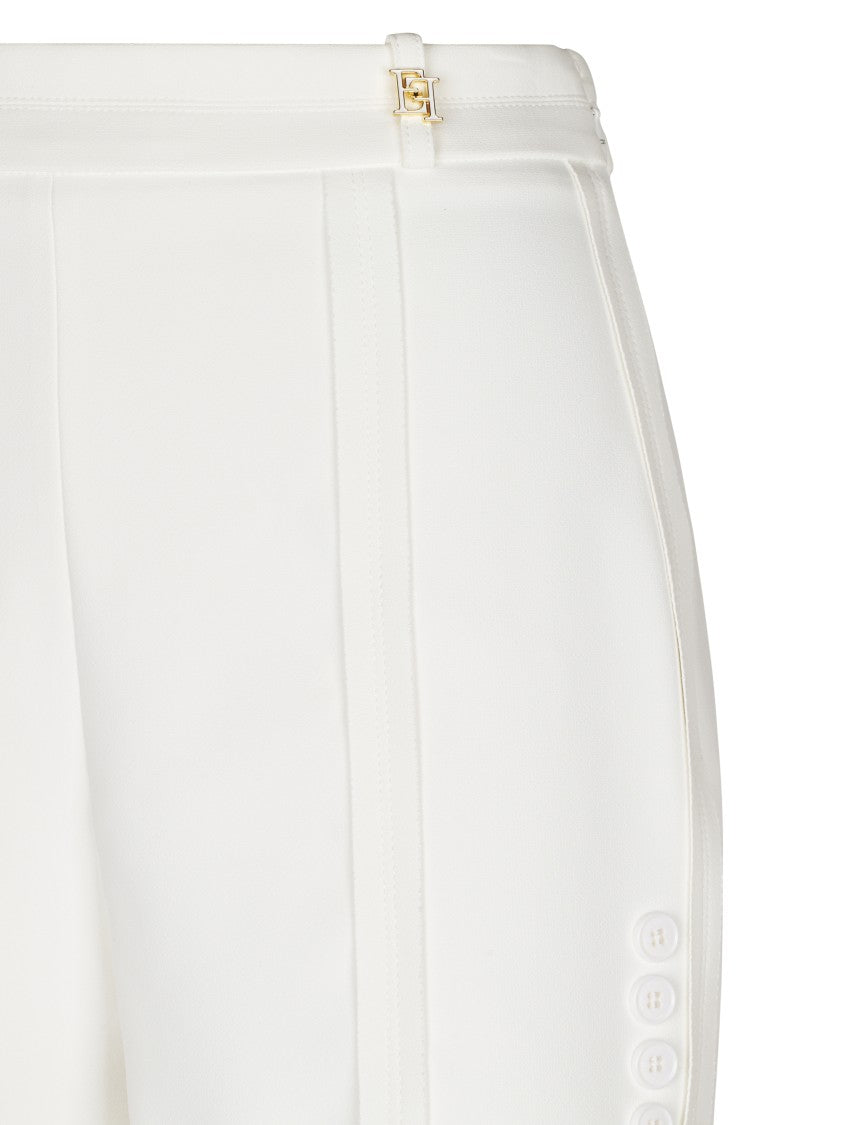 Elisabetta Franchi Tailored Shorts With High Waist And Button Detailing