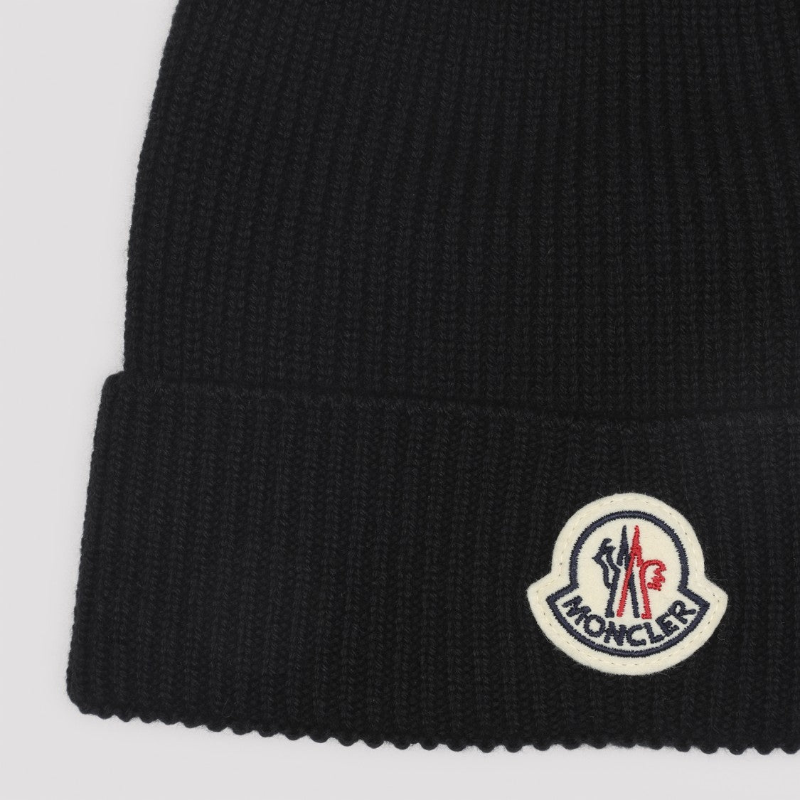 Moncler Black Wool Hat
