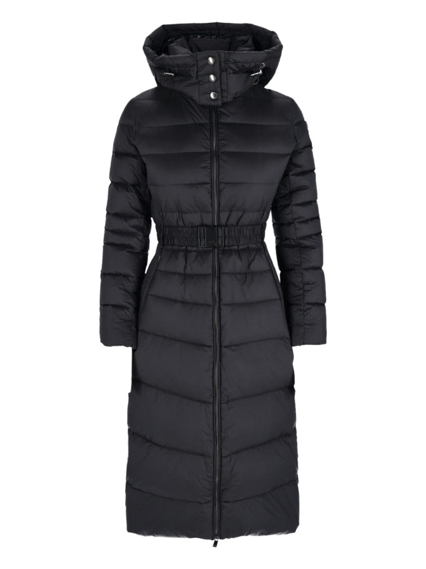 Tatras Black Fabric "Heliconia" Long Down Jacket