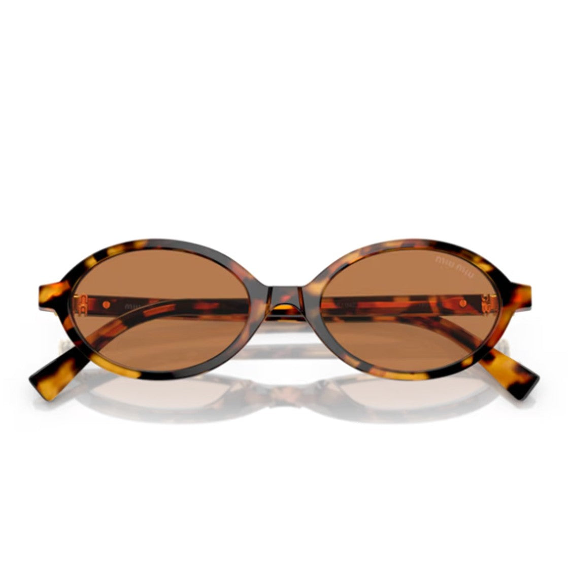 Luxottica Italia S.R.L Light Havana Regard 0Mu 04Zs Acetate Oval Sunglasses