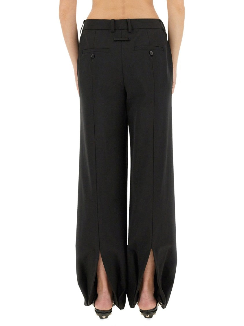 Jean Paul Gaultier Straight-Leg Pants With Stirrup Design