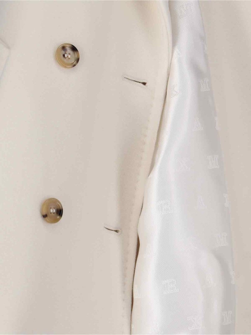 Max Mara "101801" Short Coat White
