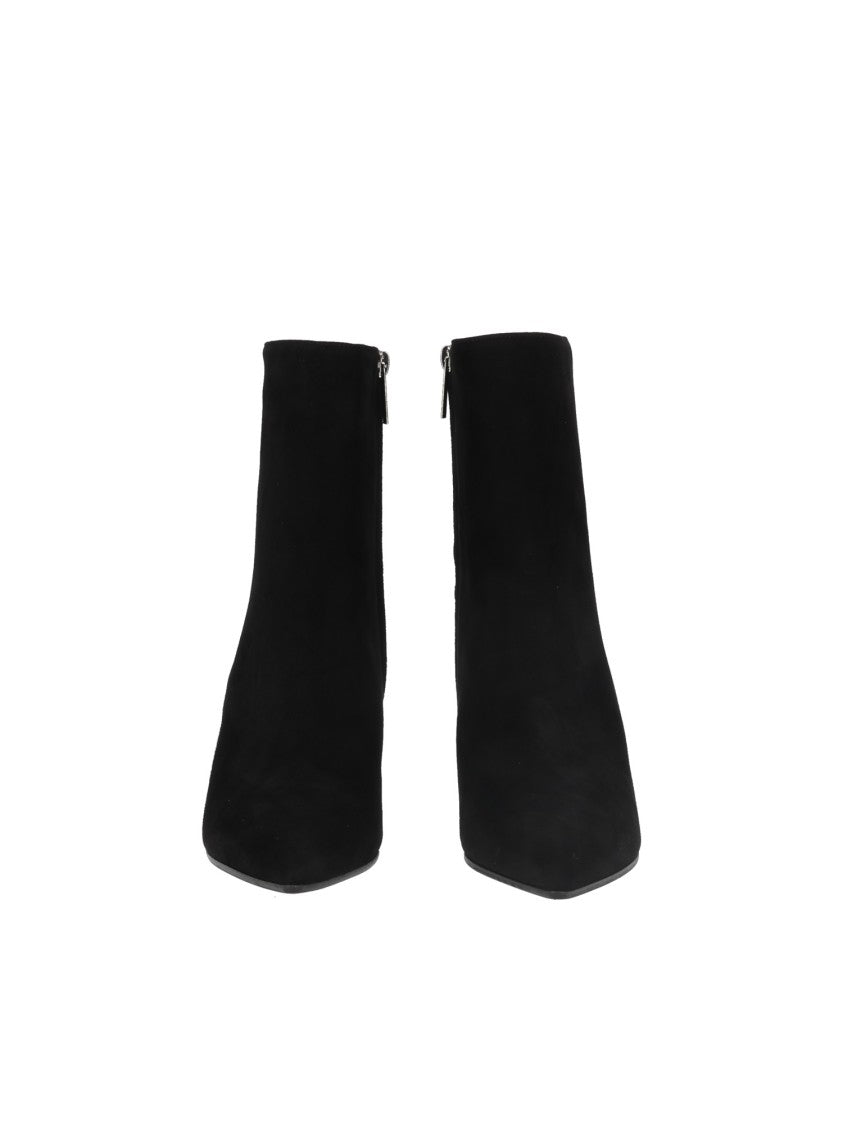 Sergio Levantesi Black Jodi67 Pointed-Toe Suede Ankle Boots