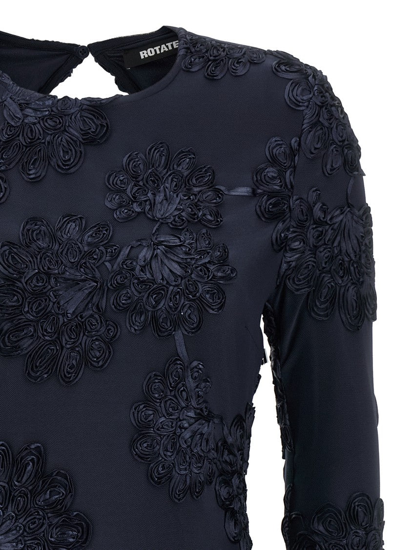 Rotate Birger Christensen '3D Mesh Mini' Dress