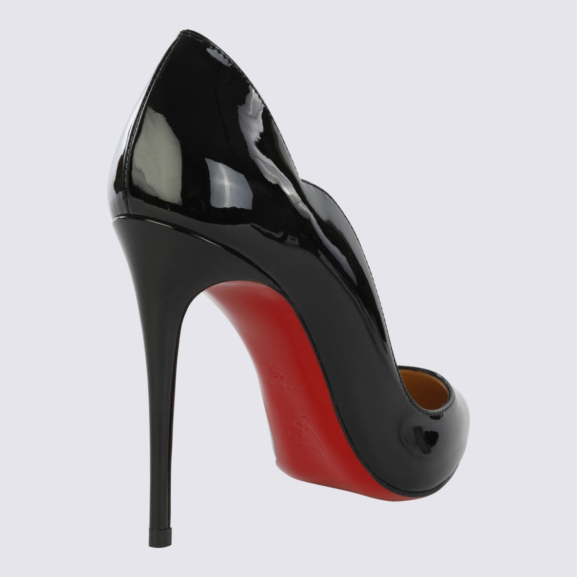 Christian Louboutin High-Heeled Pump With Scalloped Edge