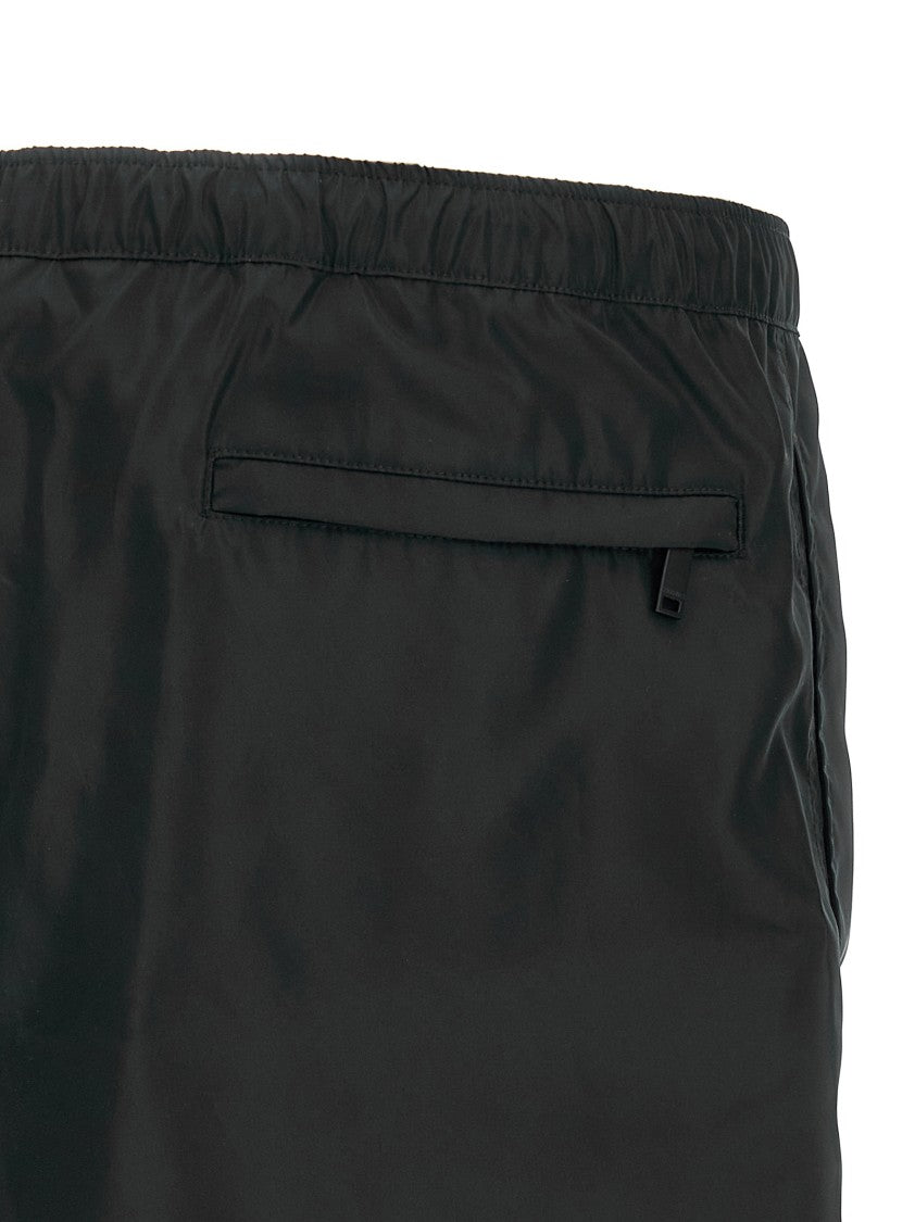 Valentino Garavani Nylon Swimwear With Trompe L'oeil Flap