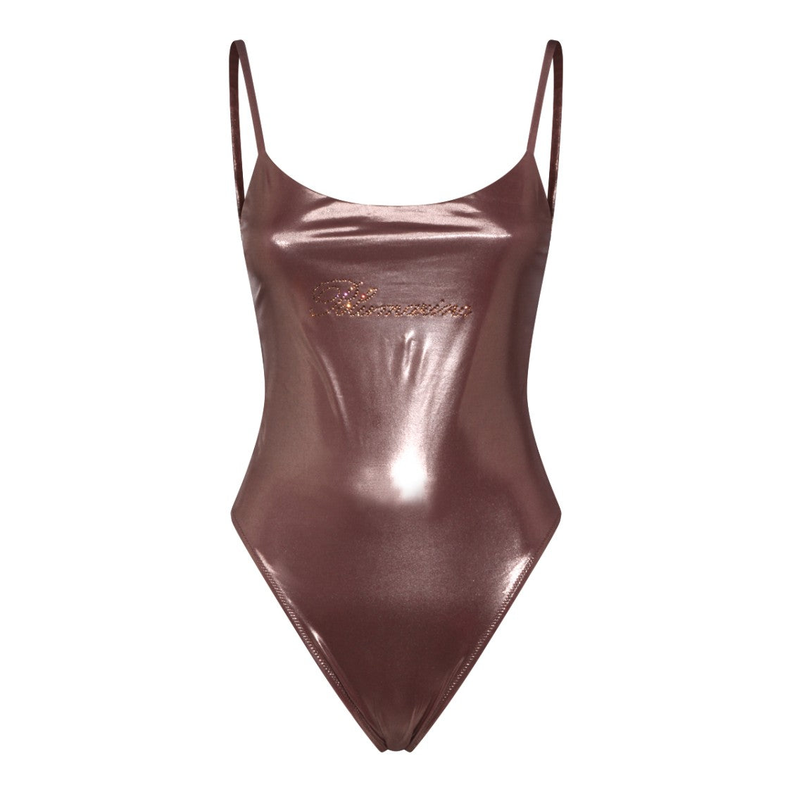 Blumarine Brown Sleeveless Swimsuit