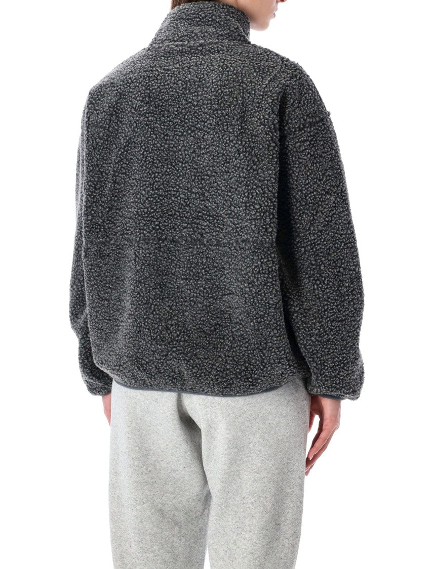 American Vintage Hok Town Pile High-Collar Full-Zip Fleece Jacket