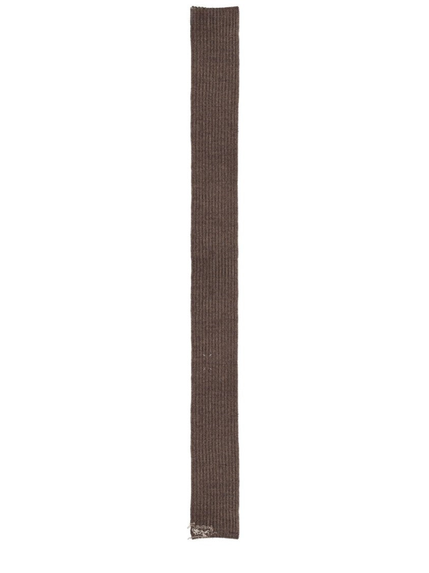 Maison Margiela Ribbed Wool-Cotton Blend Scarf