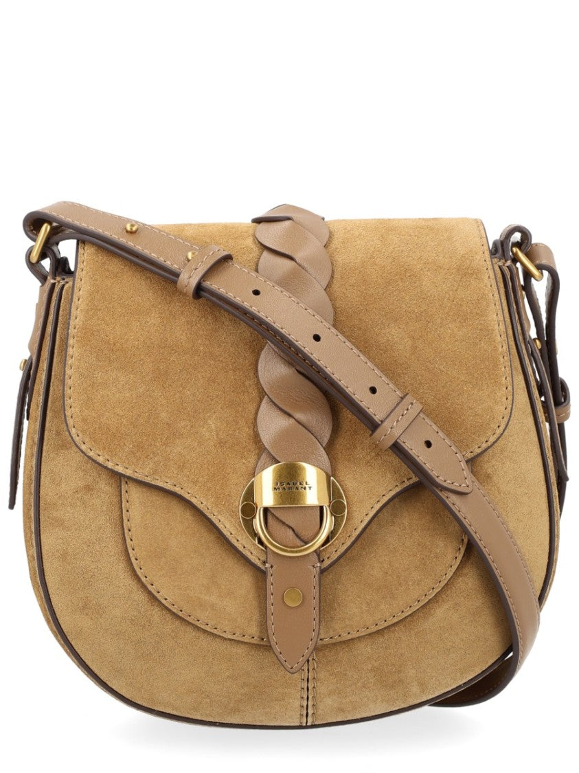 Isabel Marant Altay Suede Saddle Shoulder Bag