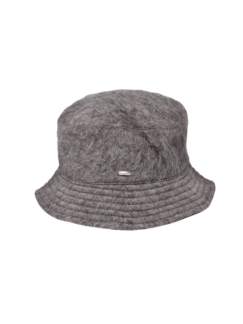 Our Legacy Grey Wool-Blend Bucket Hat