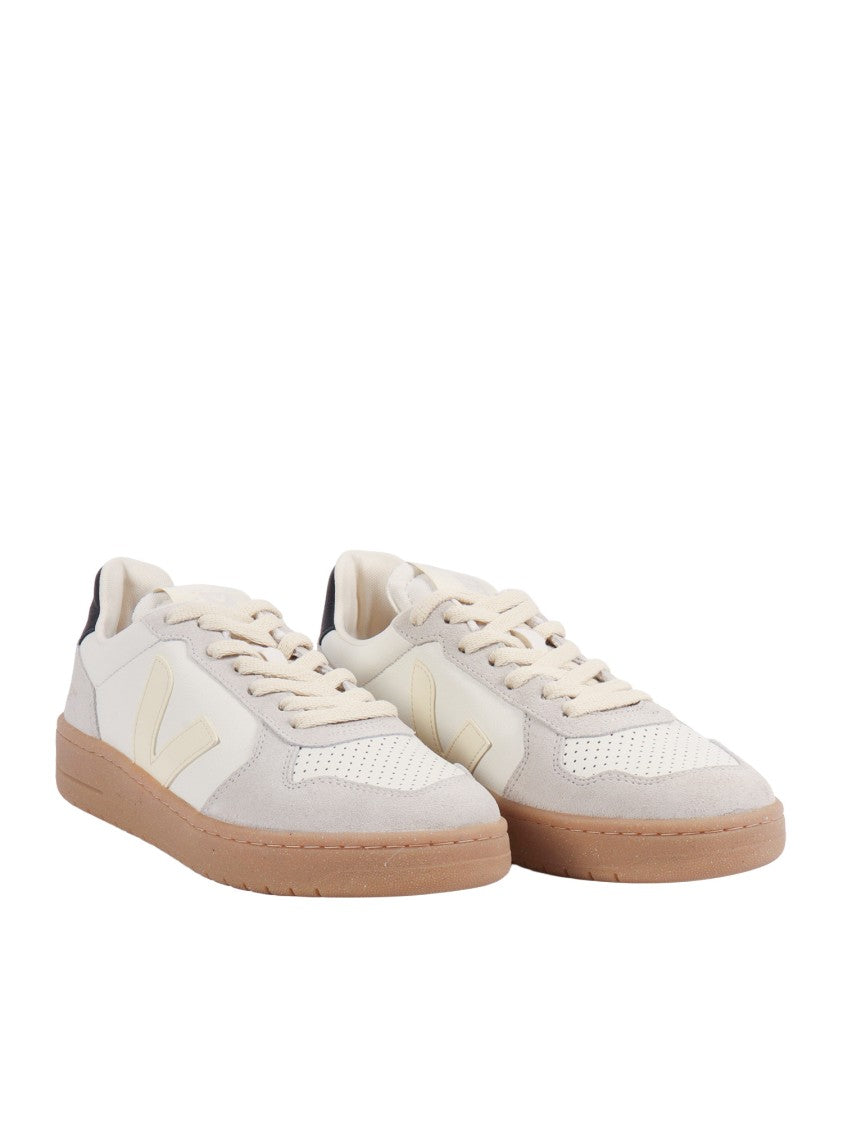 Veja Pure Calcaire Black Perforated Sneakers